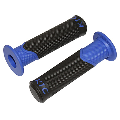 Handlebar grip rubber black/blue