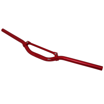 Guidon cross rouge pour scooter 