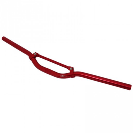 Guidon cross rouge pour scooter 
