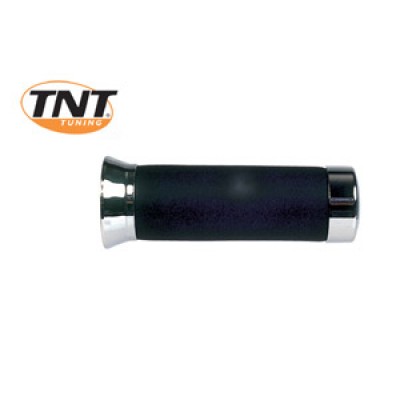 Handlebar grip TNT foam chrome/black
