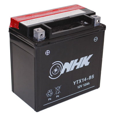 Battery maintenance free YT14-BS